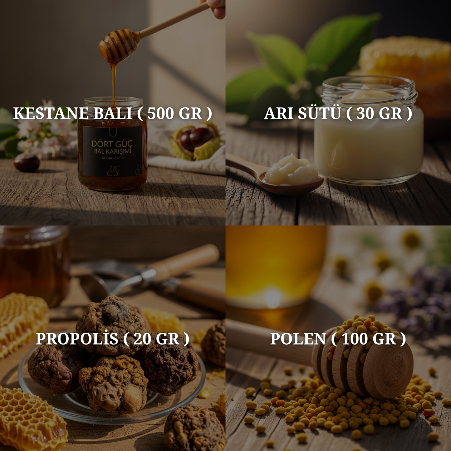 DÖRT GÜÇ BAL KARIŞIMI - Enerjiyle Uyanmanın Formülü