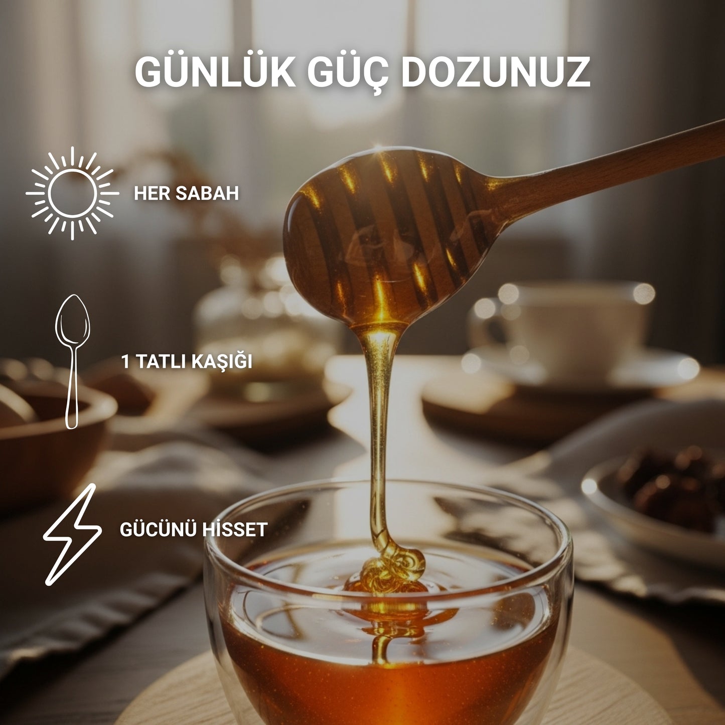 DÖRT GÜÇ BAL KARIŞIMI - Enerjiyle Uyanmanın Formülü